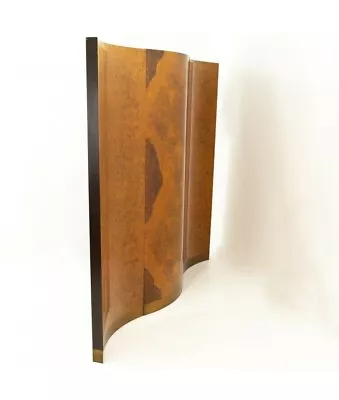 Milo Baughman Style Mid Century Burlwood Room Divider • $5395