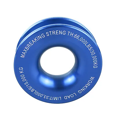 Anodized Blue Winch Snatch Recovery Ring For Toyota Camry Corolla Yaris • $18.99