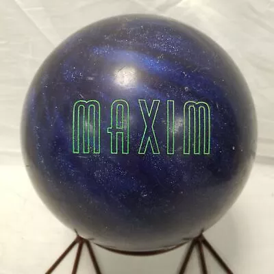 Ebonite Maxim Bowling Ball Blue Glitter Sparkle Marble Swirl 10 LB • $19.99