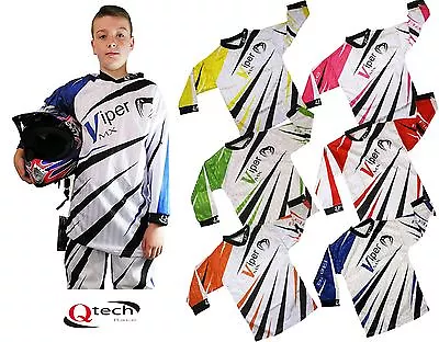 KIDS Childrens Motocross KIT Shirt Jersey Race MX Quad Sport Age 3-13 Years • $19.86