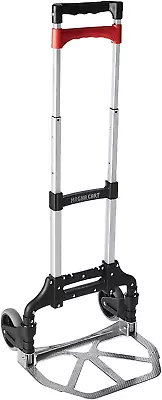 Magna Cart Personal 150 Lb Capacity Aluminum Folding Hand Truck (Black/Red) 1 P • $68.78