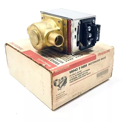 V8043F1028 Honeywell Two-Position Motorized Zone Valve 24V 60Hz 1/2  • $99.97