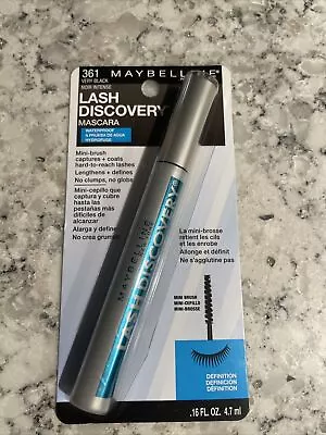 1 Maybelline Lash Discovery #361 Very Black Waterproof .16 Fl.Oz Imperfect Pack • $25