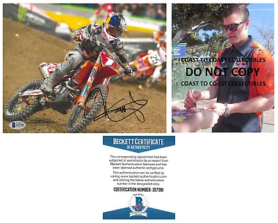 Ryan Dungey Supercross Motocross Signed 8x10 Photo Proof Beckett COA Autograph • $109.99