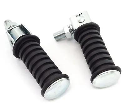 Universal Round Folding Foot Pegs 12mm Passenger Footrests Footpegs Foot Peg • $12.95