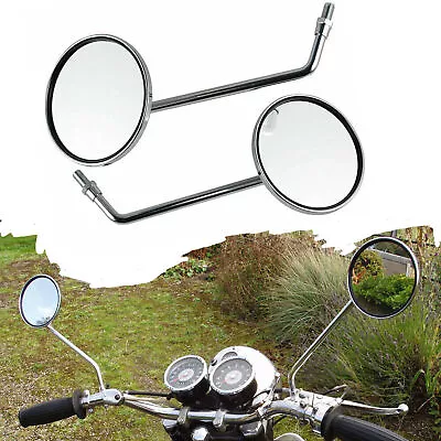 For Honda ST50 ST70 CL70 CT90 CL90 S90 CB100 CL100 CB125 2x M8 Vintage Mirrors • $23.99