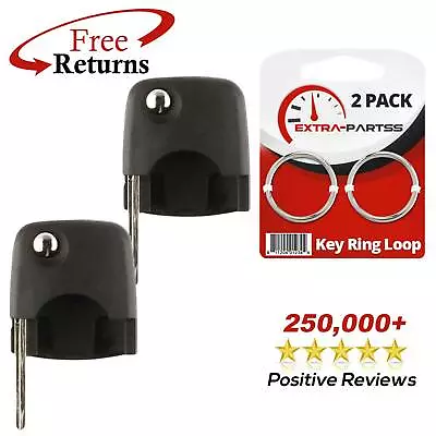 2 New Replacement Car Remote Keyless Head Flip Key Blade Oval For VW • $9.95