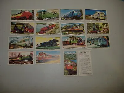 Kelloggs Trade Cards The Story Of The Locomotive 2nd Series Full Set • £0.99