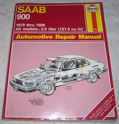 Saab 900 1979 Thru 1988 (Haynes Manuals) Automotive Repair Manual Pb • $4.99