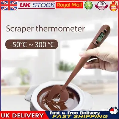 £12.99 • Buy Spatula Thermometer Cooking Candy Chocolate Water Food Temperature Sensor Meter
