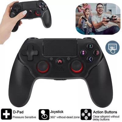 $29.98 • Buy For PS4 Wireless Bluetooth Controller PS4 Pro/Slim Joystick With Dual Vibration