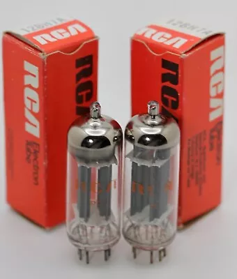 NOS RCA 12BH7A 7032 MATCHED PAIR NEW OLD STOCK TUBES 1970's For McIntosh MC-225 • $169.96