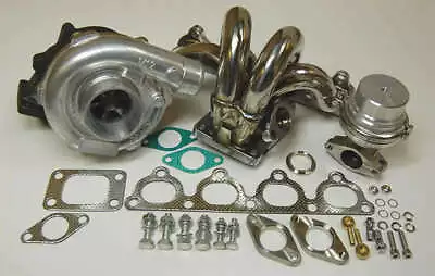 FOR Honda H22 T3/T4 T04E Turbo + Manifold + 35mm Wastegate 92-01 Prelude 2.2L SS • $1345