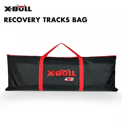 X-BULL Carry Bag Recovery Tracks Black Zipper Heavy Duty OFFROAD 4WD 4X4 Black • $24.79