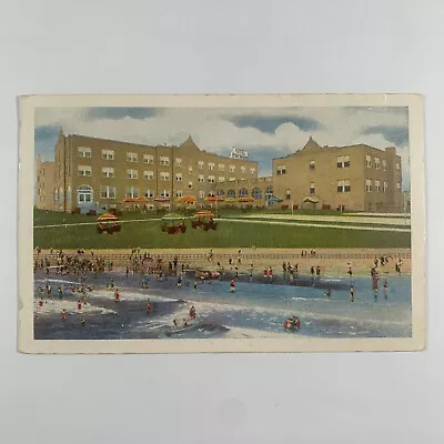 Postcard Virginia Beach VA Pinewood Hotel 1920s Unposted White Border • $1