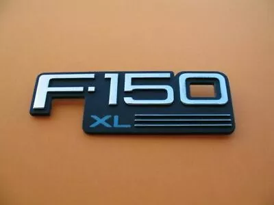 92-97 Ford F-150 XL Side Fender F2TB-16B114-AA Logo F1TZ-16720-B Emblem Decal • $15.09