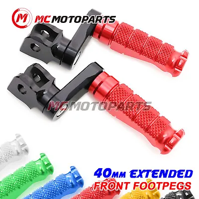 CNC 40mm Lowered Front Foot Pegs For CBR 929/954/900 RR Fireblade CBR600 • $42.47