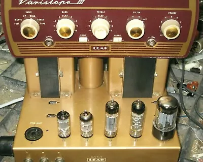 LEAK T L 12 PLUS ALL TUBE PRE AND POWER AMPLIFIER IN EXCELLENT CONDITION 16 Ohm • £1250