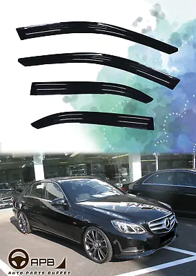 For Mercedes-Benz E-Class W212 2010-2016 Deflector Window Visors Guard Vent • $64.99