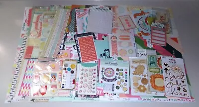 Huge My Mind's Eye Scrapbook Lot - Paper Stickers Chipboard Brads & More • $44.50