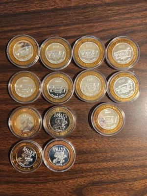 $18.95 • Buy Limited Edition Ten Dollar $10 Ballys Gaming Token .999 Fine Silver New