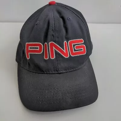 Vintage Ping By Karsten Minnesota Adjustable Cap Blue USA • $29.99