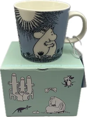 2024 ARABIA Moomin Classic Mug Love Blue Japan Limited Original Mug Cup 0.3L • $69