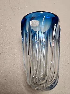 Val St. Lambert Cobalt Blue Vase • $120