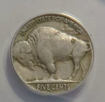 1937 D 3 Leg Buffalo Nickel F15 Anacs • $405