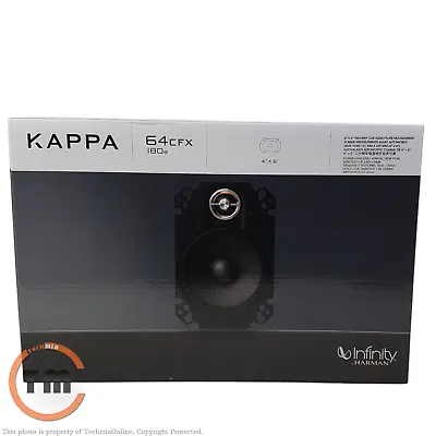 Infinity KAPPA 64CFX 4”x6” 2-Way 180W Peak Car Audio Multi Element Speakers Pair • $99.95