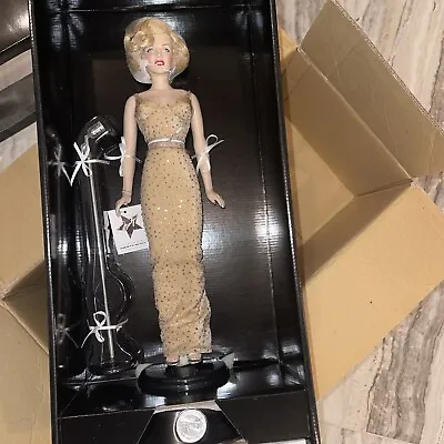 Marylin Monroe Doll Franklin Mint NRFB Portrait Doll Rare Item Mint • $149.99