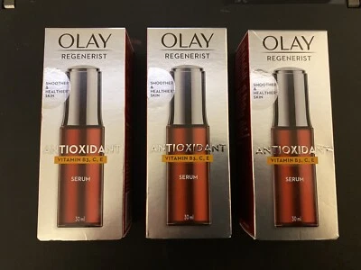 $59.99 • Buy Olay Regenerist Antioxidant Serum X 3 Vit B3, C, E 30ml Brand New