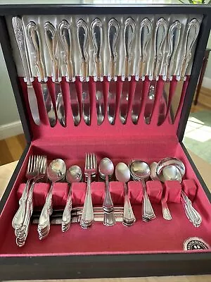 Vintage Silverware In Tarnish Resistant Chest - Oneida Rogers And Bros Etc. • $50