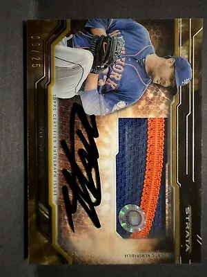 2015 Topps Strata Matt Harvey Clearly Authentic Jersey Auto #6/25 Mets • $49.99