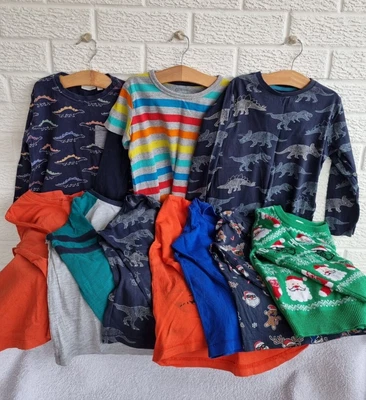£9 • Buy Age 4-5 Long Sleeve Tops Bundle - 10 Items | Jojo Maman Bebe, Bluezoo, M&S Etc.