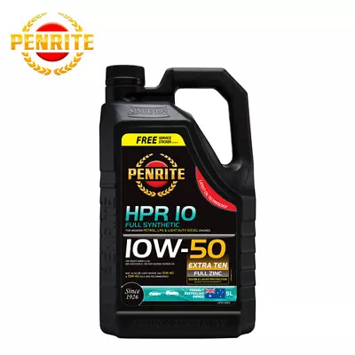 Penrite HPR 10 SAE 10W-50 Engine Oil 5L • $76.95