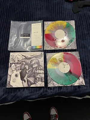 MewithoutYou PALE HORSES Vinyl Signed Swatch EX Rainbow Wax! Rare Album!! Nice! • $100