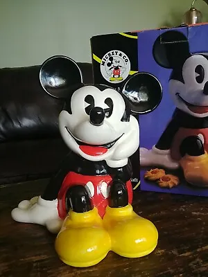 Mickey Mouse Cookie Jar Vintage New Open Box  • $30