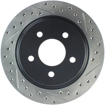 StopTech 127.61046L Rear Left Drilled Disc Brake Rotor For 1994-04 Ford Mustang • $194.64