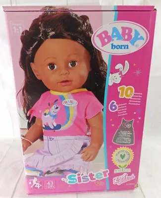 BABY Born Soft Touch Sister Doll & Accessories Set 43cm Kids Toy 4Y+ • £24.99