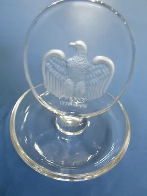 Lalique Crystal Bi Centennial American Eagle Ring Trinket Pin Dish • $75