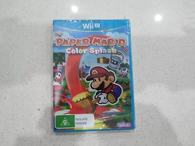 Paper Mario: Color Splash Wii U Game PAL Region (New & Sealed) AU Version • $159