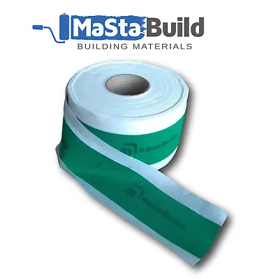 10m AQUA BUILD V Wet Room Strong PES Non-woven Sealing Waterproof Tanking Tape • £17.99