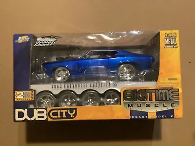 Jada BIGTIME Muscle DUB CITY 1:18 Die Cast Model Kit 1969 Chevrolet Chevelle SS • $119