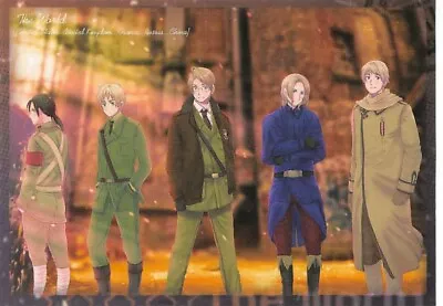 Hetalia Axis Powers Trading Card Frontier Works No.48 Normal USA UK Russia • $20