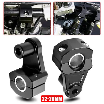 2pcs Motorcycle Handlebar Risers 7/8  To 1 1/8  22mm 28mm Bar Risers Mount Clamp • $25.98