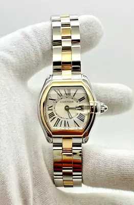 $5300 • Buy Cartier Roadster 2675  Yellow Gold 2Tone Quartz Watch 33mm
