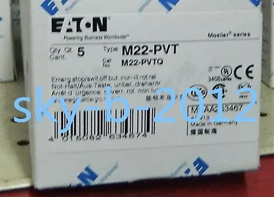 1 PCS NEW IN BOX EATON MOELLER Emergency Stop Button M22-PVT/K01 • $26.50