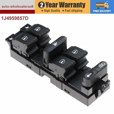 1J4959857D Power Window Master Switch For VW Golf Jetta Bora MK4 Passat B5.5 • $10.53