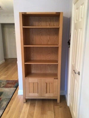 £340 • Buy M&S Sonoma Light Oak Bookcase.Excellent Condition.